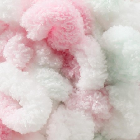 Yarn "Puffy Color" 100 % micropoliester 9m/100g (6052)-2