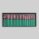 Corundum cutters for manicure in a plastic organizer, 12 pcs
