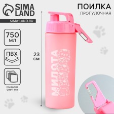 Walking drinker for cats 