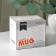 Ceramic mug with a spoonful of the shade "Magic Forest", 350 ml, white color