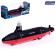 Submarine, metal, light, sound, inertia