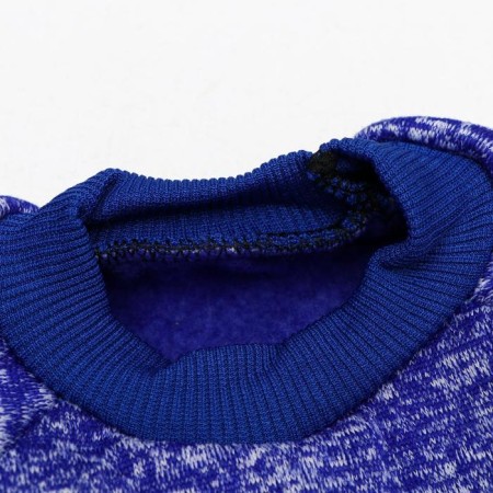 Melange sweater, size XS (DS 14, Osh 23, OG 22 cm), blue-9