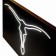 Wall lamp Mantra Trazos, LED, 1000LM, 4000K, 1000x40x500 mm, matte black color