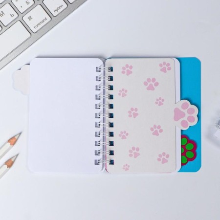 Notepad with the separator "Kotik", A7, 40 liters-3