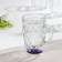 Glass mug, 400 ml, mix color