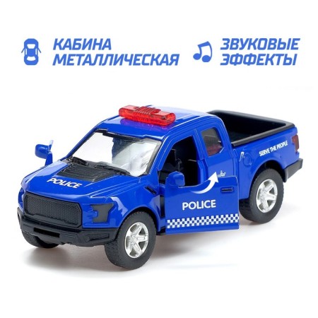 Parking Automobile "Police Plot" with a machine and a walkie-talkie, light and sound effects-2