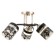 Rhine chandelier 3he27 40w Black 58x58x27 cm Bayerlux