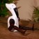 Souvenir "Pelican" hanging paws, wood 25 cm