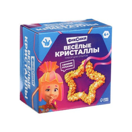 Set for experiments fixiki "Funny crystals", SIM card-4