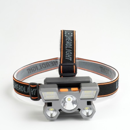 Battery -off flashlight, 1000 mAh, 5 watts, 3 LED, 4 modes, USB