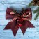 Christmas tree decoration "Balt - cones, berries" 21x18 cm, burgundy