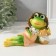 Souvenir Polystone "Frog in a clearing" mix 10x15x5.5 cm