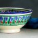Rishtan ceramics "flowers" 15 cm, small, blue