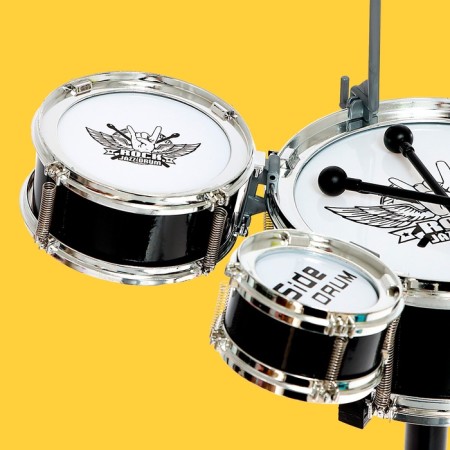 Drum installation "Hard-Rock", 5 drums, 1 plate, color mix-11
