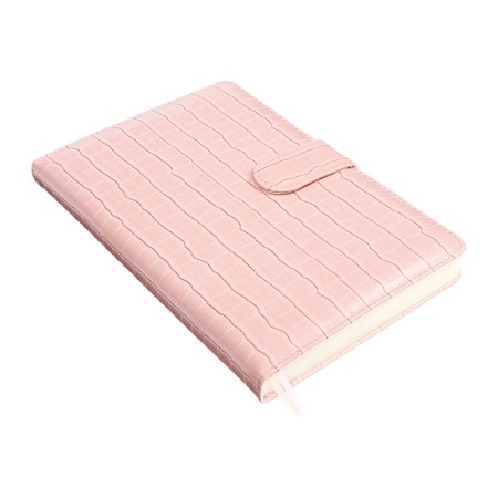 Dated diary 2025 A5 168 sheets, Devente.Barbara, a solid cover to leatherette with foam, praise, perforation, lies, block 70, pink-2