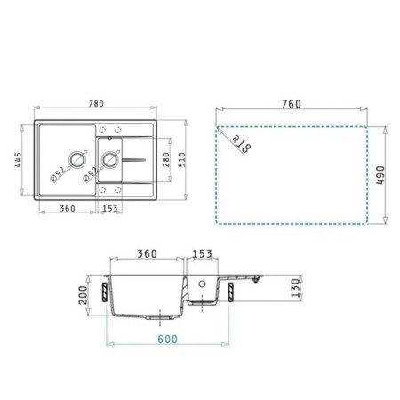 Quartz-quartz-quartz Uperwood Quartz UPD-05, rectangular two-section, color 02 Bezh 1066700-4