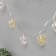 Souvenir Easter garland "Eggs with flowers" 4x6 cm