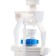 Set with side eyeliner "Ani Plast" WC8010, 1/2 ", plastic, white button