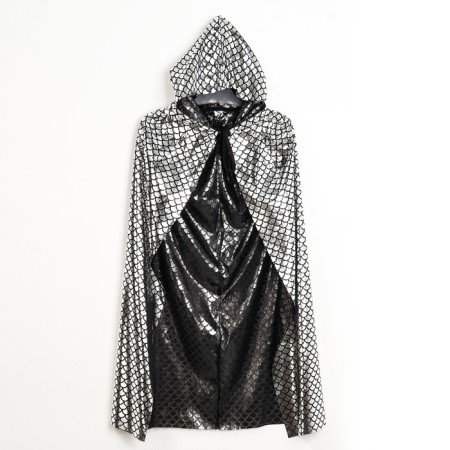 New Year! Carnival set "Silver snake": cloak length 80 cm, mask-5
