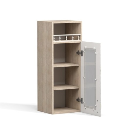 Acadity cabinet with a shelf Angelica 350x300x920 Dub milk/ash-1
