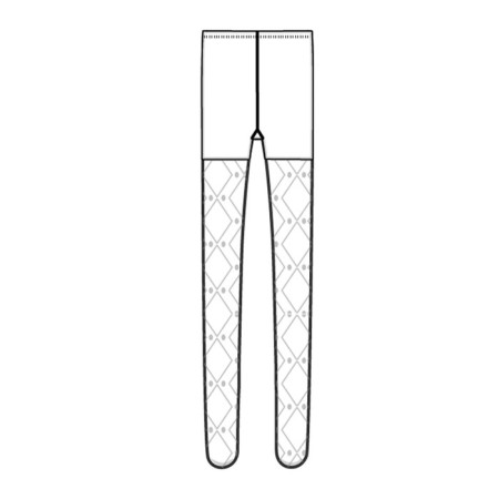 Tights for girls, height 140-152 cm-1