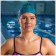 Hat of swimming adult, fabric, girth 54-60 cm