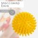 Hedgehog massage, d = 7.5 cm, 55 g, yellow color