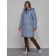 Coat insulated winter female, size 46, blue color
