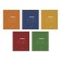 Notebook 18 sheets in the line is a plain "classic Linovka", cover coated paper, VD-LK, OFSET BOLK, MIX