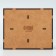 Wooden box with cells "Frame", 15.5 x 12.5 x 5 cm
