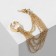 Earring "Kaff" eight chains, color gold