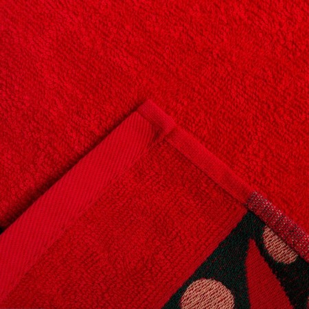 Tensor of a terry jacquard 30x60 cm, print cherry mix, cotton 100%, 340 g/m2-3