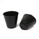 Pothes for seedlings, 400 ml, 8.5 × 8 × 5.5 cm, polyethylene 50 microns, black, Greengo