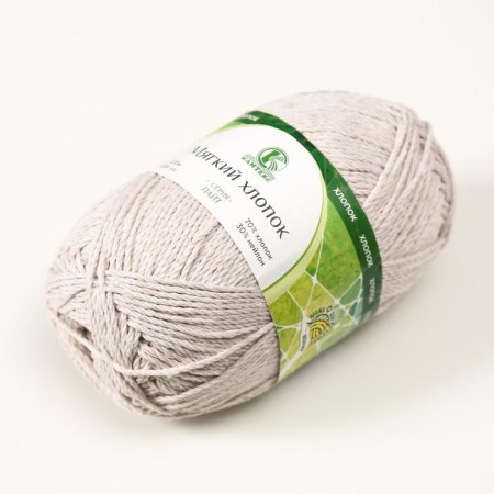 Yarn "Soft Cotton" 70% cotton, 30% nylon 220m/100g (188 eve)-1