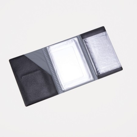 Cover for passport and auto documents, black color-2