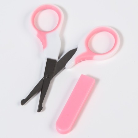 Baby scissors are safe, manicure, with a cover, from 0 months, MIX colors-2
