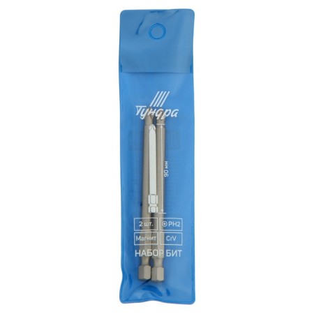 Tundra bats, magnetized, steel CRV, PH2 x 90 mm, 2 pcs.-3