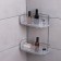 Shelf 2-tier share, 30 × 13 × 37 cm, chrome color