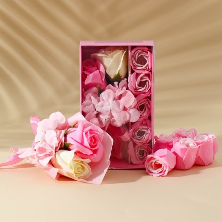 LEAST Soap "from March 8", 5 pcs, fragrance floral, pure happiness