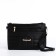 Bag Cross-Bodi with a zipper, black color