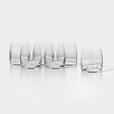 A set of glass glasses for whiskey Pavo Aqua, 230 ml, 6 pcs