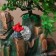 Fountain "Bright flowers under the tree" 27x16 cm (with backlight)
