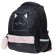 Youth backpack, 40 x 26 x 19 cm, ergonomic back, Hatber Street "Moore-huma" black NRK_90100