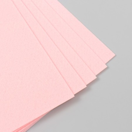 A set of felt 22x30 cm, 5 sheets, Korea, col. dusty pink-2