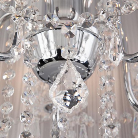 Allata chandelier, 5x40W E14, chromium color-5