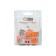 Dori connecting terminal (QMC 221-412) 2-wire, transparent 6pcs in a blist