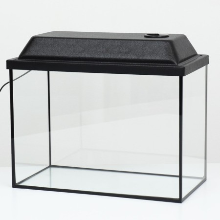 Aquarium rectangular "atall" with a lid, 24 liters, 40 x 21 x 29/34 cm, black-2