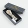 Men's masculine watch, d-4.1 cm, 3 atm, luminous, silver