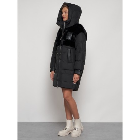 Winter jacket, size 48, black color-4