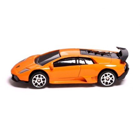 Metal machine Lamborghini Murcielago LP 670-4 SV, 1:64, Orange color-1